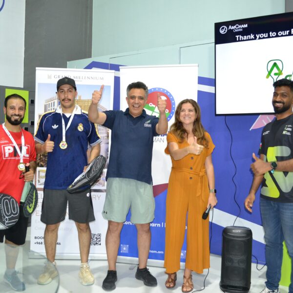 Falcon Oilfield Services Wins 1st Place at the AmCham Oman Corporate Padel Cup