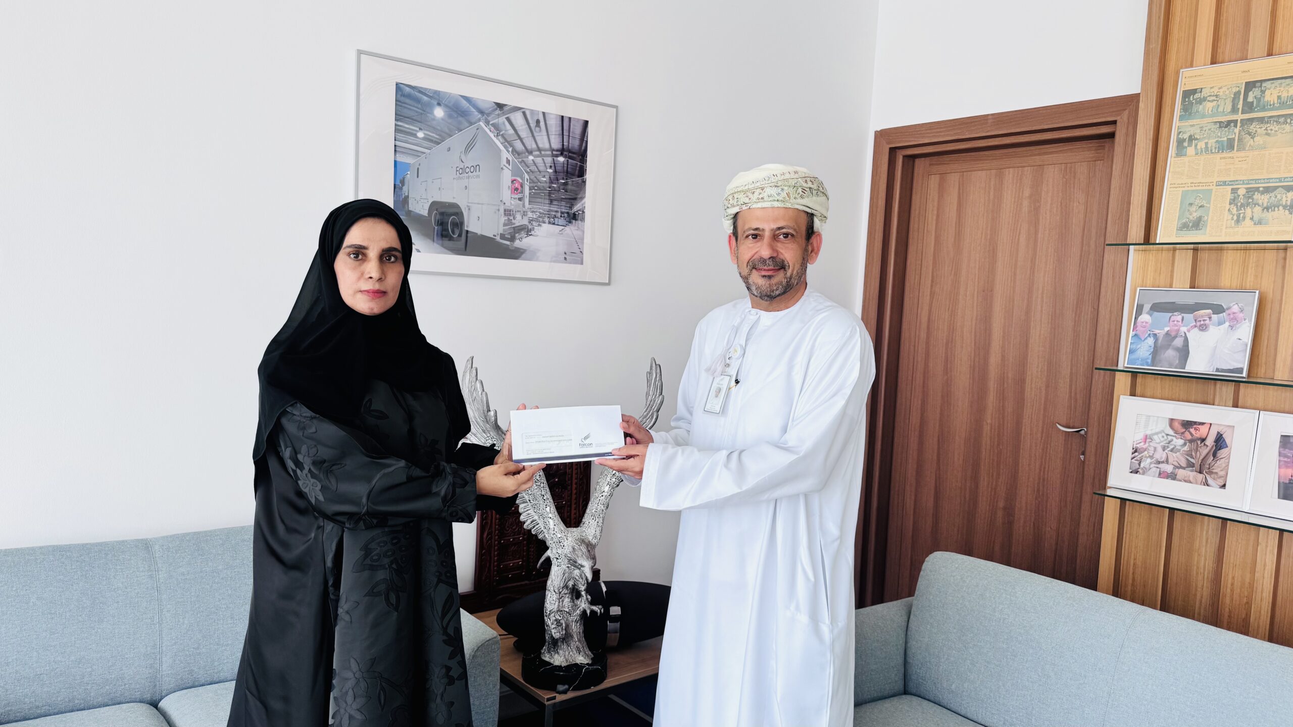 Falcon Oilfield Services Continues Its Commitment to the Local Community